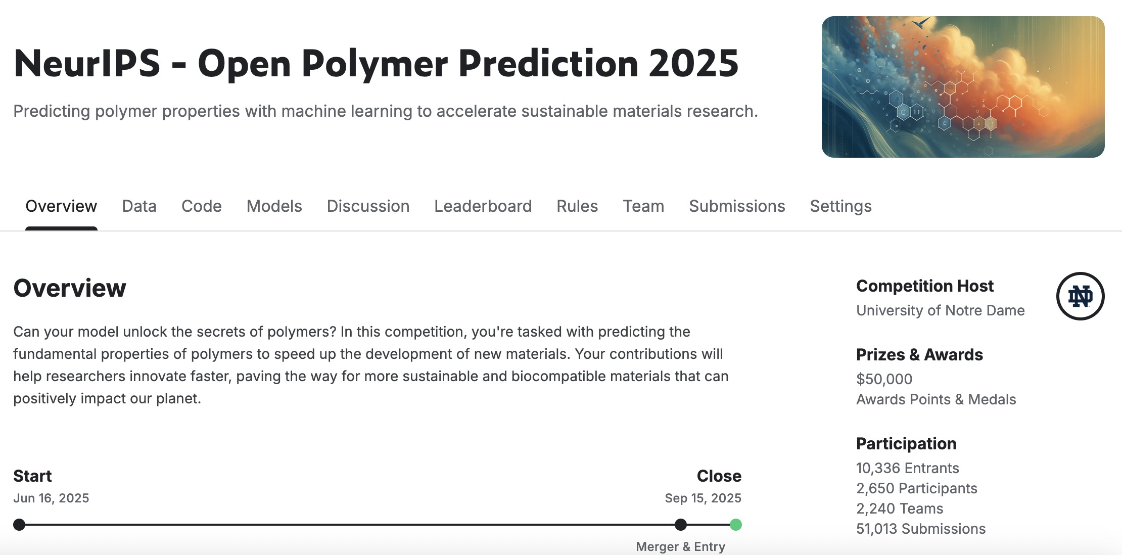 open polymer challenge